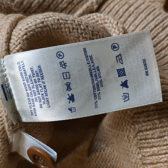 Lands End Canvas, size small, button back pullover sweater - Picture 6 of 6